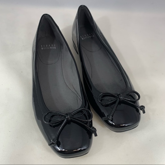 NWOT! Stuart Weitzman Patent Leather Dress Flats - Picture 2 of 7